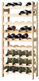 Kesper 69360 Raft pentru vin 36 sticle pin, 120 x51 x 27 cm