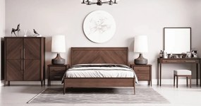 Pat lemn masiv Selvawood 140/160/180x200 cm - 180x200