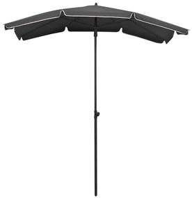 Umbrela de gradina cu stalp, antracit, 200x130 cm Antracit