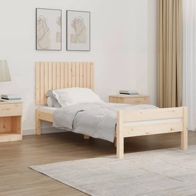 824833 vidaXL Tăblie de pat pentru perete, 95,5x3x60 cm, lemn masiv de pin