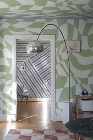 Fototapet, Psychedelic Chess, Green, Rebel Walls