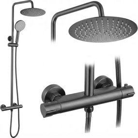 Set de duș fără pipă cu termostat Rea Lungo Titan