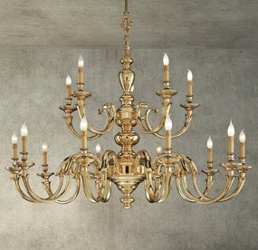 Candelabru XL cu 15 brate LUX realizat manual Amos