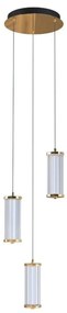 Lustra cu 3 pendule LED CCT si telecomanda Cally