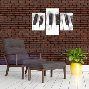 Tablou - Pian, acuarelă (90x60 cm)