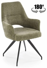 Scaun rotativ K542 stofa olive