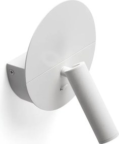 Aplica cu reader LED directionabil stil minimalist DUAS USB C alb