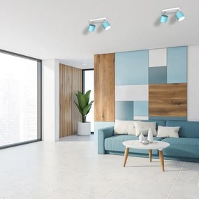 Spot DIXIE 2xGX53/11W/230V albastru