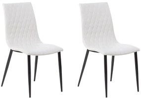 Set 2 buc. scaune sufragerie Montego (alb + negru). 1035608