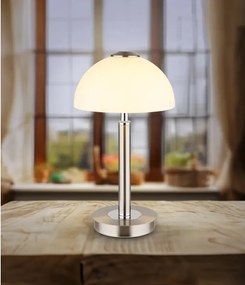 Globo 21953N - Lampă de masă LED reglabilă cu control tactil ULDIN LED/7W/230V 3000K crom mat