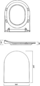 Set vas WC suspendat + capac WC CITY OVAL + plăcuță de acționare SIGMA + modul incastrat + garnitură