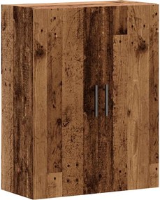 vidaXL Dulap montat pe perete lemn vechi 69,5x34x90 cm