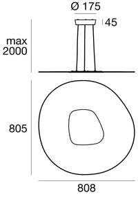 Lustră LED pe cablu ANTIGUA LED/46W/230V CRI 90 alb Linea Light 90349
