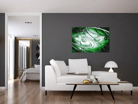 Tabloul abstract verde (90x60 cm)