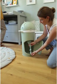 Coș de gunoi verde pentru scutece din plastic 25 l Whale – Kindsgut