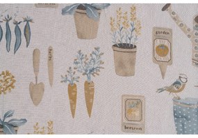 Perdea crem 125x50 cm Frutta – Mendola Fabrics