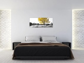 Tablou - relaxare în parc (120x50 cm)