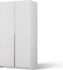 Dulap Bregma II Hinged – 100x58x204 cm – Alb – Bregma II Hinged Dulap – Varianta 2