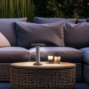 Lampă LED solară tactilă dimabilă Brilliant MAGUA LED/2W/3,7V IP44 negru