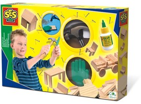 Set creativ - Constructii din lemn