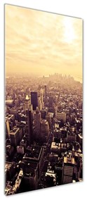 Pictura pe sticlă acrilică Manhattan New York City