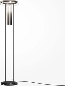 Lampadar modern cu vaza decorativa din sticla Ikebana