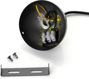 Brilagi - Candelabru LED suspendat pe cablu METALO 1xE27/40W/230V Ø 60 cm negru/cupru