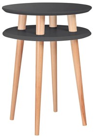 Măsuță de cafea Ragaba UFO Ø 45 cm, gri grafit