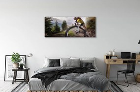 Tablouri canvas Cloud mountain bike