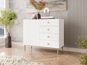 Comodă Probazzo 1D4SZ (Alb + auriu) . 1103667