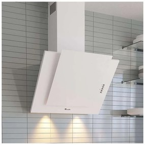 Hota Decorativa Tornado Vertikal 750 (60) LED, 1 motor Turbo, latime 60 cm, 3 viteze, absorbtie 750 m3/ora, filtru anti-grasimi aluminiu 5 straturi,