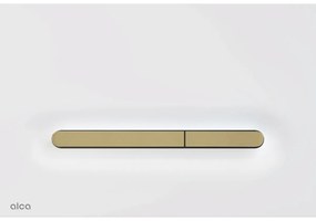 Clapeta actionare rezervor wc alb mat auriu mat Alcadrain M1876-7 Alb mat/Auriu mat