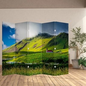Paravan - Peisaj montan (210x170 cm)