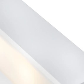 Lampa de perete dreptunghiulară de design albă 25 cm - Houx