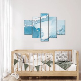 Tablou - Decor albastru (150x105 cm)