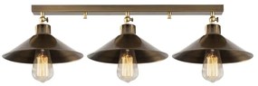 Plafonieră bronz cu abajur din metal ø 24 cm Berceste – Opviq lights