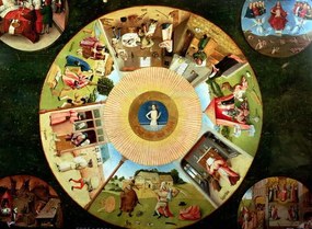 Reproducere Tabletop of the Seven Deadly Sins and the Four Last Things, Hieronymus Bosch