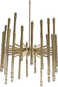 Candelabru din oțel, auriu, finisaj patinat, 158 x 74 cm, „Breteuil”