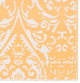 Covor de exterior, portocaliu alb, 80x150 cm, PP portocaliu si alb, 80 x 150 cm