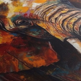 Tablou - Pictura unui elefant (150x105 cm)