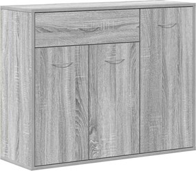 vidaXL Servantă, sonoma gri, 88x30x70 cm, lemn compozit