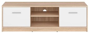 Masă TV Nepo Plus 28 (stejar sonoma + alb) . 1098390