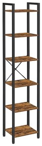 Raft deschis cu 6 niveluri 40x30x187,5 cm