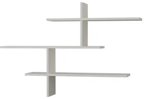 Etajeră de perete LEO 80,5x123 cm alb