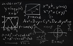 Fototapet, Black board, Rebel Walls