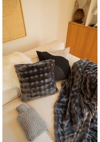 Pătură gri din micropluș/cocolino 150x200 cm Wave – Tiseco Home Studio