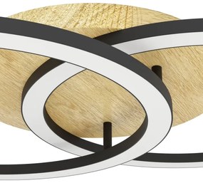 Plafonieră LED dimabilă Eglo 901743 LOMALTAS-Z 32W/230V bej/negru