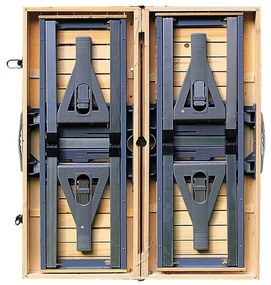 Deuba Set de camping pliabil - lemn