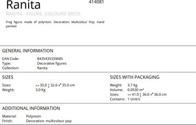 Figurina design decorativ Ranita