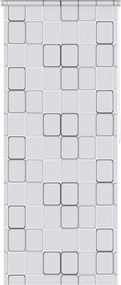 vidaXL Jaluzea roletă de duș 80x240 cm Model pătrate